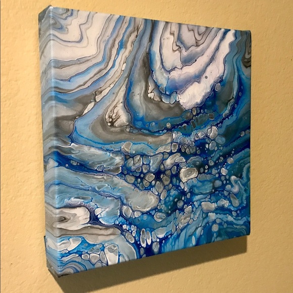 PoshArt🎨—Blue Bubbles - Picture 3 of 3